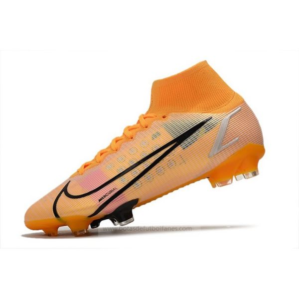 Nike Mercurial Superfly VIII Elite DF FG Naranja Negro